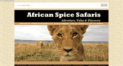 Desktop Screenshot of africanspicesafaris.com